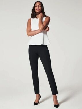 Spanx The Perfect Pant Ankle Backseam Skinny Pants Black Size 1X NWT New